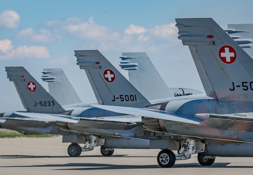 Daily flights at Payerne (CH)