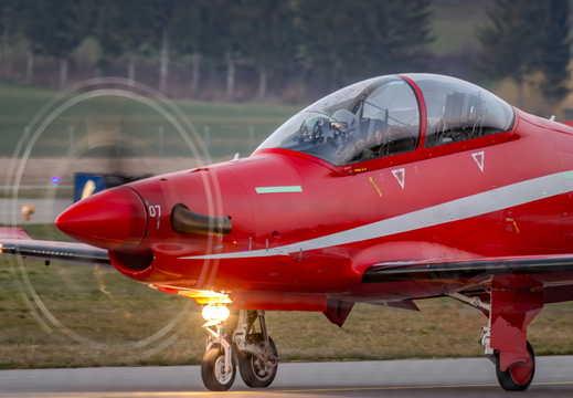 Night flights Payerne (CH), March 1st