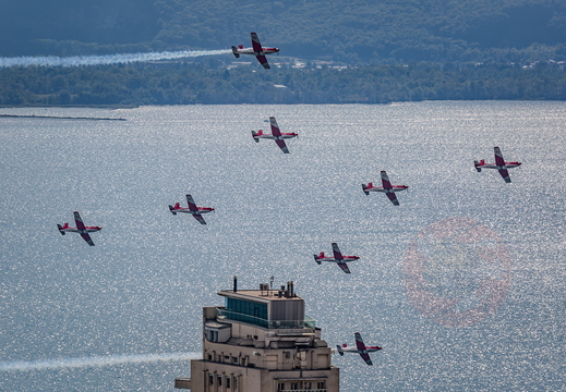 PC-7 team at Montreux (CH), September 17th
