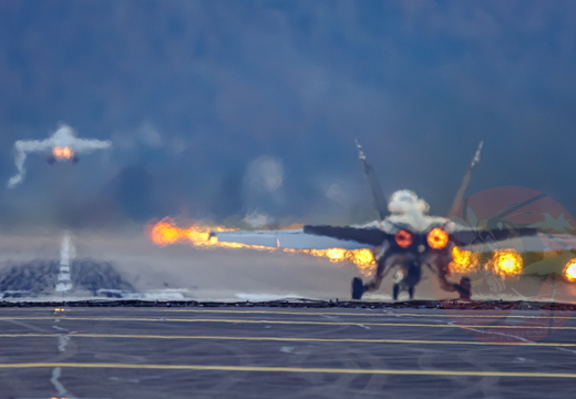 Daily flight in Meiringen airbase (CH)