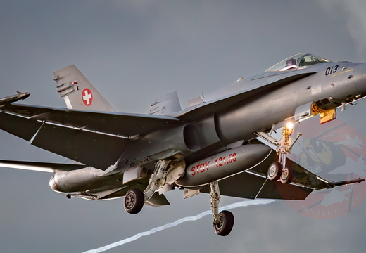 Daily flight in Payerne airbase (CH), May 15th